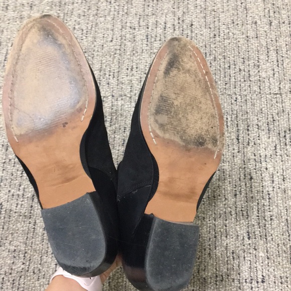 Madewell black suede boots 7.5 / 8 - Picture 4 of 7